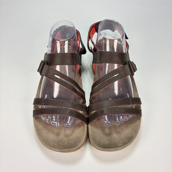 Merrell Sandspur Rose Convert Brown Orange Hiking Outdoor Sandals Womens Size 9 - Picture 4 of 9